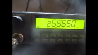 CB radio  AM Free band skip shooting 205 Kentucky waving