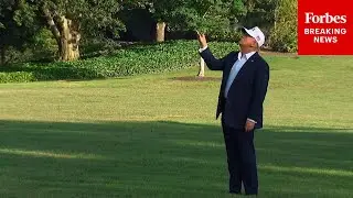JUST IN: President Trump Returns To The White House