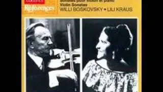 Lili Kraus & Willi Boskowsky play Beethoven Sonata No. 5 in F Major Op. 24 