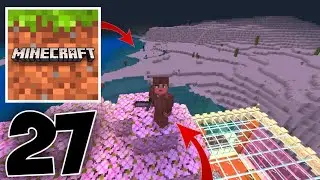 Minecraft Hardcore Day 27 — Collecting Cherry Wood & Saplings | Episode 27