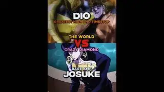 Josuke Vs DIO (No Timestop) #anime #edit #jojo #josukehigashikata #dio #vs #1v1 #jjba #fyp #debate