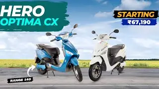 Hero Optima Electric Scooter | New Hero Optima CX Range 140Km⚡️Price ₹67000 🔥