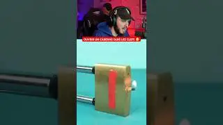 COMMENT OUVRIR UN CADENAS SANS LES CLEFS 👀 #experience #viral #humour