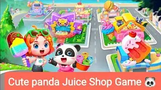 Cute Panda Juice Shop Game 🐼 | Kids Game | Cartoon | Babybus
