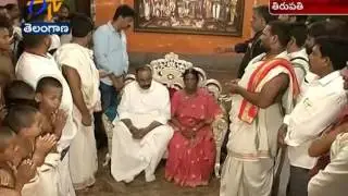 Home Minister Naini Visits Tirumala