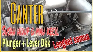 Mitsubishi Canter Susah Hidup Kecil Mati - hampir macet semua isi bospomnya