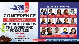 Apostle Linda Edwards invites you to Word Tsunami 2020 Conference