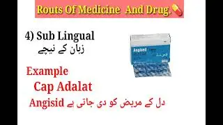 Route Of Medicine/ Drug |Medicine Usage|Oral Route| Inhalation | Topical application,Sub Lingual|