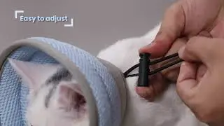 Soft Cat Cone Collar: Adjustable, Lightweight & Comfortable for Post-Surgery Recovery#cat