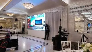 Wedding Hall LED Screen 4m by 2m Installation
