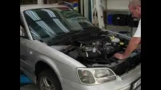 First start of new Subaru engine