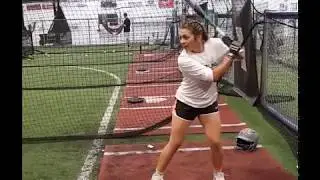 Ashley Archuleta Working The MLB Plan for Softball