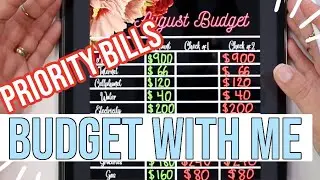 Budget With Me | Priority Bills | Good notes