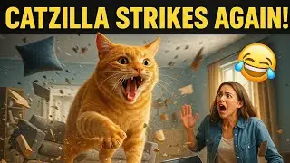 I Can&rsquo;t Control My Giant Cat&hellip; Send Help 😂😼💥