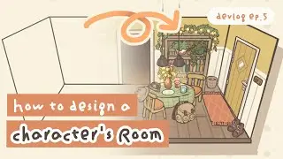 How I designed a room for my character | Concept Art for a Game