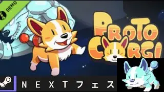 part1[Proto Corgi Demo]  The dog flies and barks and shoots🐶その犬は飛んで吠えて撃ちます🐶 /  steam next fest /