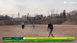 YELLOW ARMY vs GREEN ARMY | PLAYERS BURAIDAH FRIDAY CUP CRICKET LEAGUE 2025(League Matches) | Live&hellip;