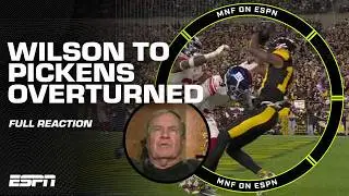 'WAIT, WHAT?!' 😲 - Peyton, Eli, Belichick & Lawrence Taylor REACT to overturned TD | ManningCast