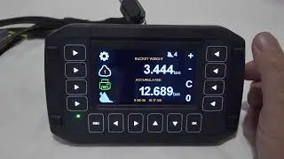 Usage of our new WLS4332 weigh on the move wheel loader scale.