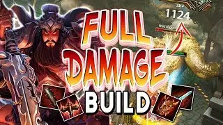 Smite: Сборка Гуань Юя на полный урон - 1100 урона без критического урона!?