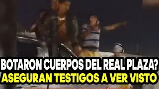 Real Plaza: Testigos aseguran ver a la PNP SACAR BOLSAS CON CUERPOS