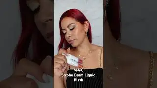 MAC Strobe Beam Liquid Blush Try-On|mzsaraitorres