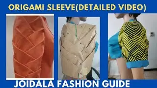 Origami Sleeve drafting, cutting and sewing @joidalafashionguide_01