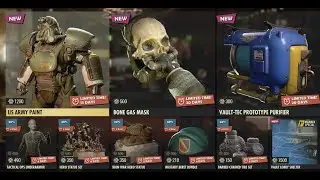 Fallout 76 - Atomic Shop Items - 12 Jan 2021 - US Army Bundle