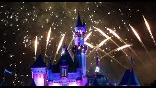 Magical Disneyland fireworks June 21, 2014 1080p Tinker Bell and Dumbo make an appearance