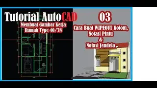 AutoCAD Tutorial Part 3: How to Create Wipeout Behind Door & Window Symbols