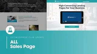 OptimizePress Club: All - Sales Page Template