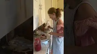 Я испекла свой свадебный торт! #выпечка #свадьба