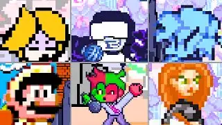 FNF Roses But - Different Characters Sing It VS Baldi, Gravity Falls, Roses Dark, Kiyotaka Ishimaru
