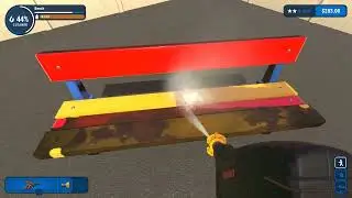 PowerWash Simulator -  Cleaning Filthy Bench With The Best Jet Wash - Xbox Series X Gameplay