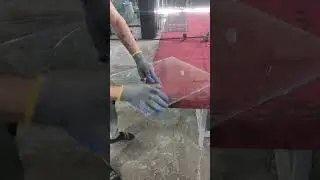 Professional glass cutter / round glass cutter #asmr #experiment #science