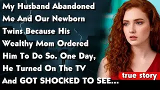 My Husband Abandoned Me And Our Newborn Twins Because His Wealthy Mom Ordered Him To