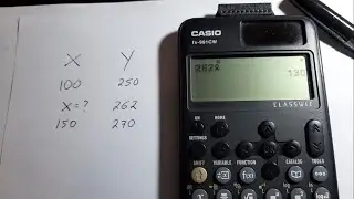 Como Interporlar usando Casio fx-991CW classwiz (Incognita x)