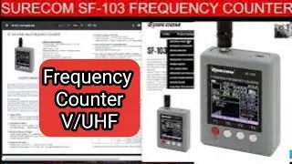 SURECOM SF-103 FREQUENCY COUNTER - 2024