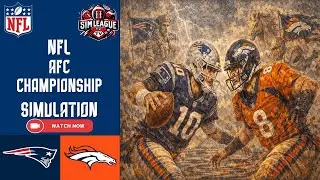 New England Patriots vs Denver Broncos | AFC Championship | NFL 2025