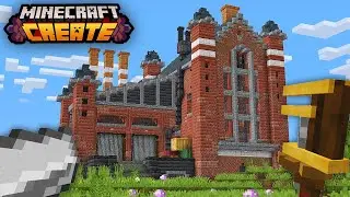 I Built an Iron Factory in Minecraft Create Survival