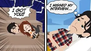 I got severely injured by saving a girl falling down the stairs [Text + Animation]