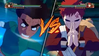 Lee vs Gaara - Naruto Shippuden: Ultimate Ninja Storm 4
