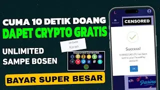 10 DETIK DAPET CRYPTO REAL🔥FAUCET CRYPTO TERCEPAT 2025 | SUPER LEGIT | INSTAN WHITDROW