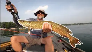 Fishing Big Clearwater Lake for Northern Pike!