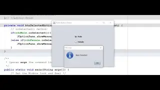 Java Radio Button in NetBeans