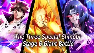 The Three Specific Shinobi A.O.M Stage 6 Giant Battle 🔥🔥🔥