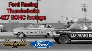 Vintage 1960s Ford Drag Racing 