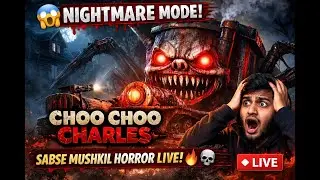 Choo Choo Charles Nightmare Mode LIVE  #shortsfeed #shortslive #horror #shorts #verticallive