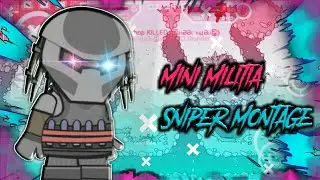 Mini Militia Sniper Mod King👑 Gameplay #ArKingOp7VsGamanzo