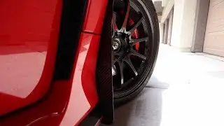 Honda Civic Type R FK8 - Old School Fab - Carbon Fiber Rock Guards Installation
